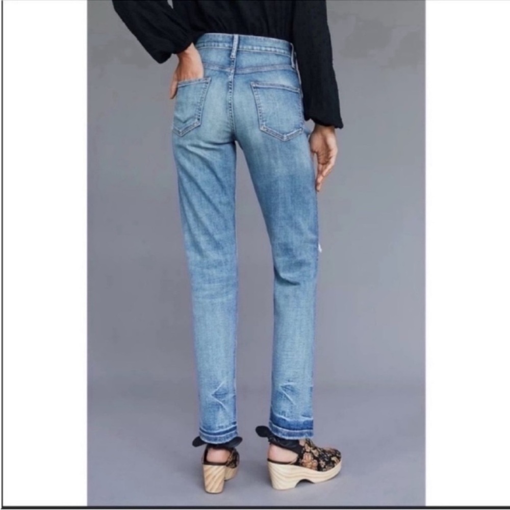 Anthropologie Pilcro Selvedge Straight Jeans Light Wash Size 30 Tall NWT - Picture 6 of 8
